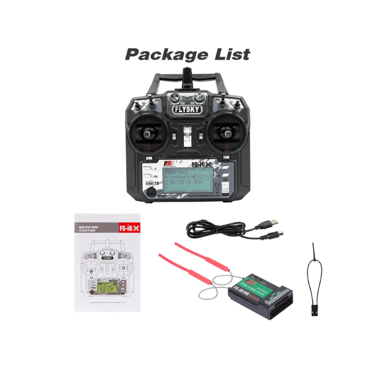 Flysky-transmisor de FS-i6X a control remoto con receptor de FS-IA6B